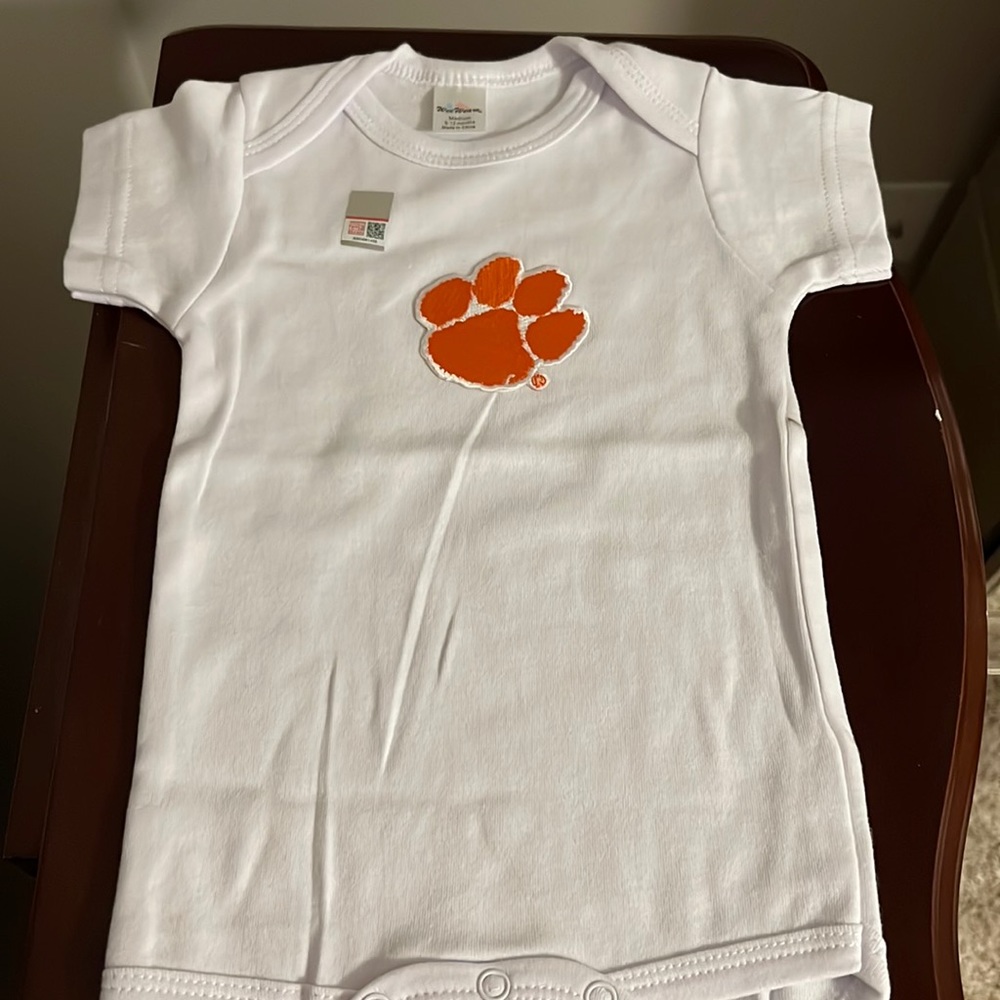 Clemson onesie